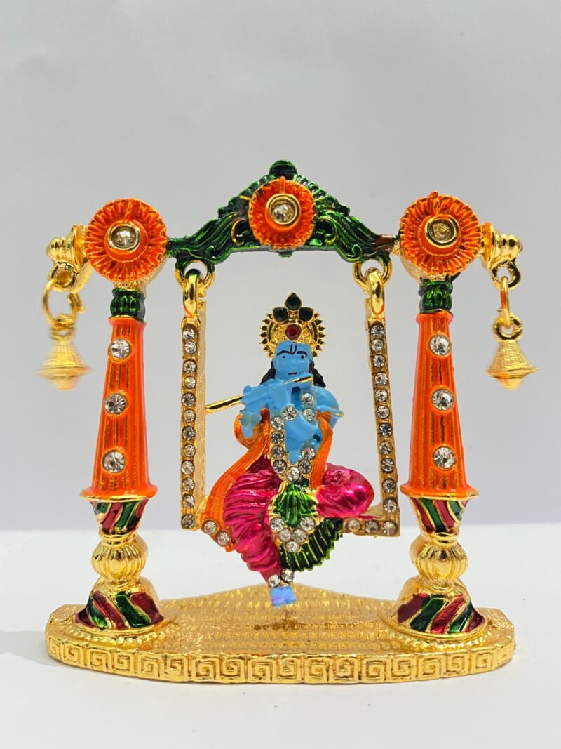 Murlidhar Krishna Statue Idol For Car Decor