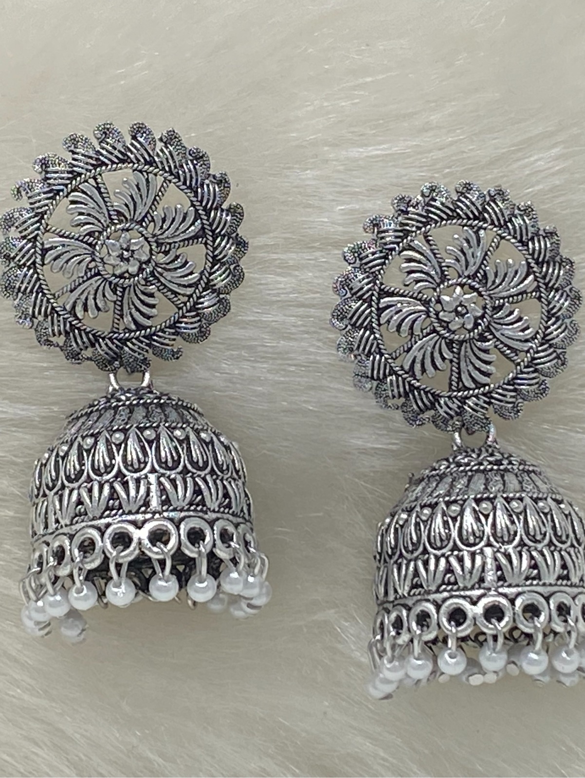 IMG-20230323-WA0093 Silver Oxidized Jhumkas Earrings for Women