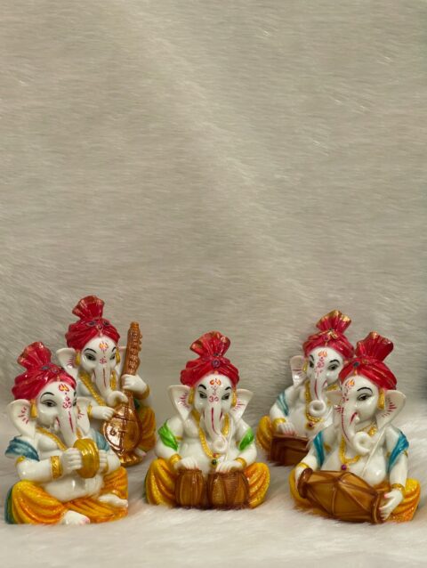 Handcrafted Some idols of different Ganesha