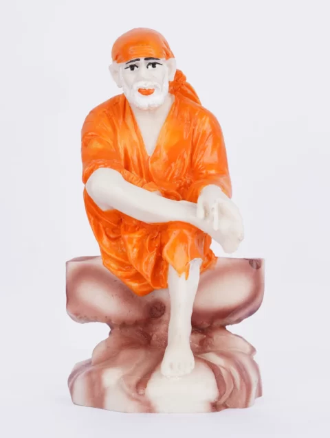 Blessed Sai Baba statue exuding sacredness and divine grace discounted rate