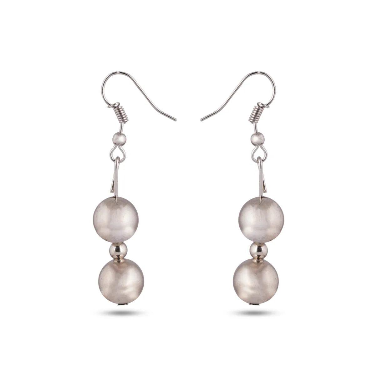 Oxidized Handmade Jaipur Jewelry white beautiful earrings