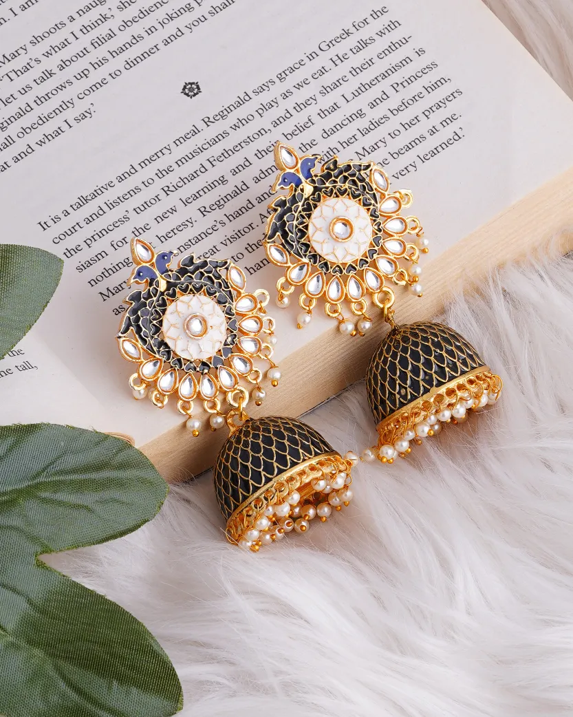 Traditional Big Stud Earrings | New Latest Designs • South India Jewels