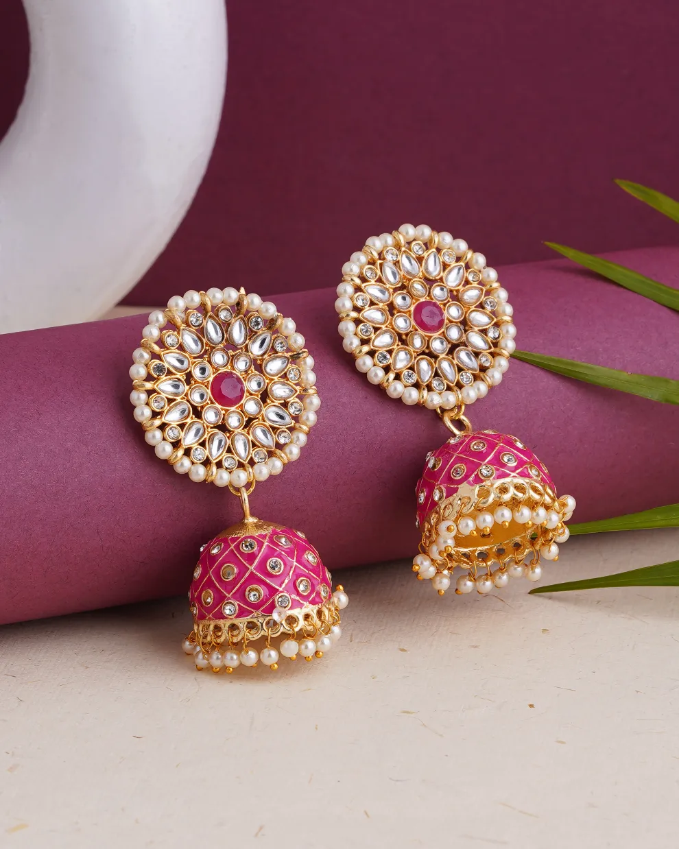 Indian Party Eleyna Earrings: Perfect Panache