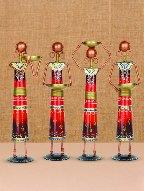 Handicraft Metal Indian Lebar Ladies Set