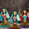 handicraft metal Dancing Indian Lady